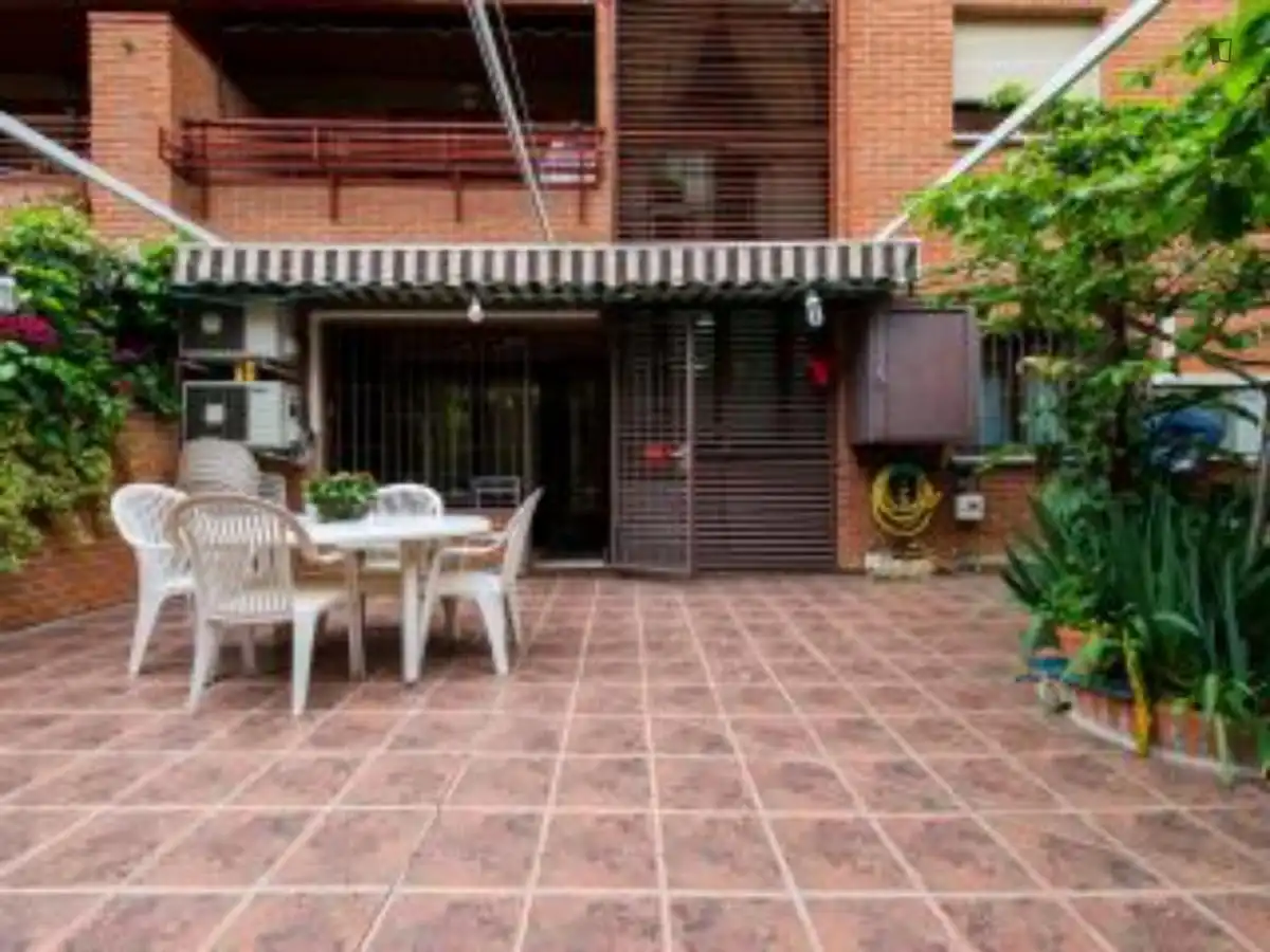 Terrace of Apartments for rent in Madrid  with Air Conditioner, Heating and Furnished
