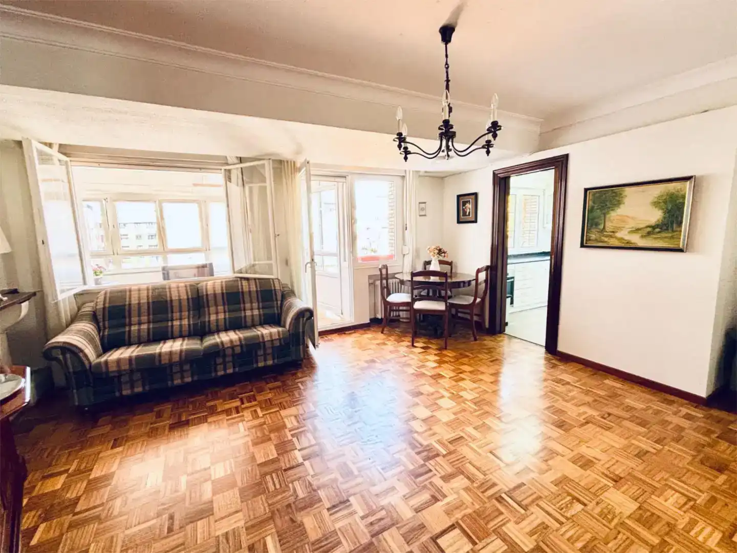 Sala d'estar de Àtic en venda en Gijón 