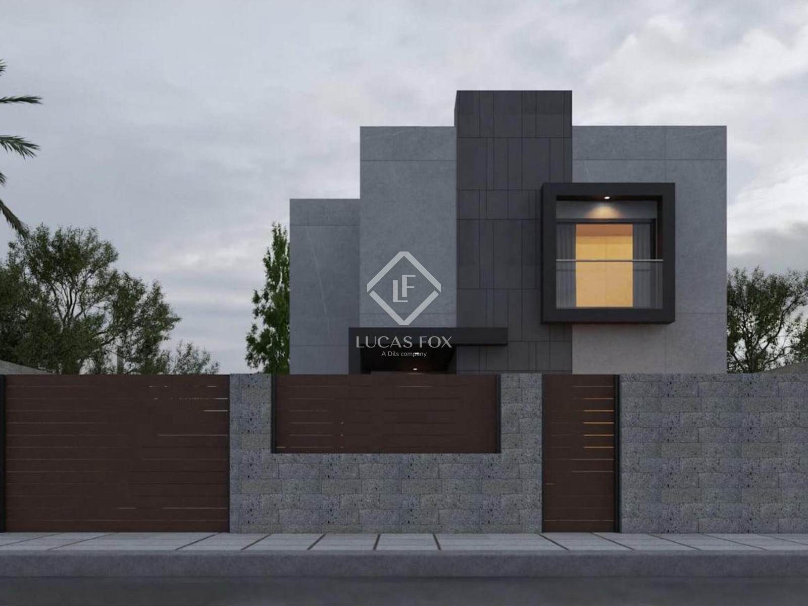 Vista exterior de Casa o xalet en venda en Fuente El Saz de Jarama amb Jardí privat i Piscina