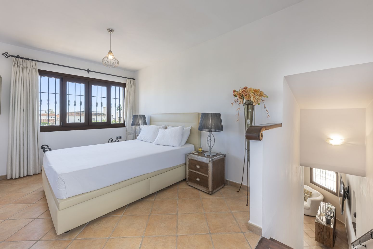 Bedroom of House or chalet for sale in Benalmádena  with Air Conditioner, Private garden and Terrace