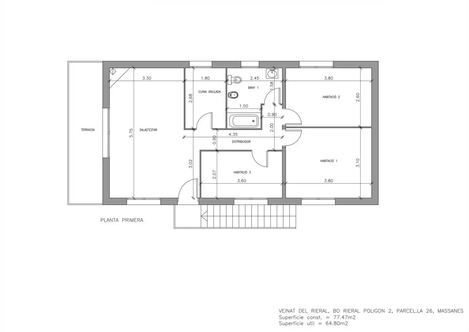 Houses for sale in Massanes  with Private garden, Terrace and Balcony