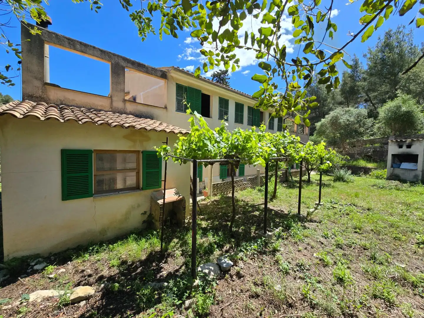Vista exterior de Casa o xalet en venda en Mancor de la Vall amb Terrassa, Traster i Piscina
