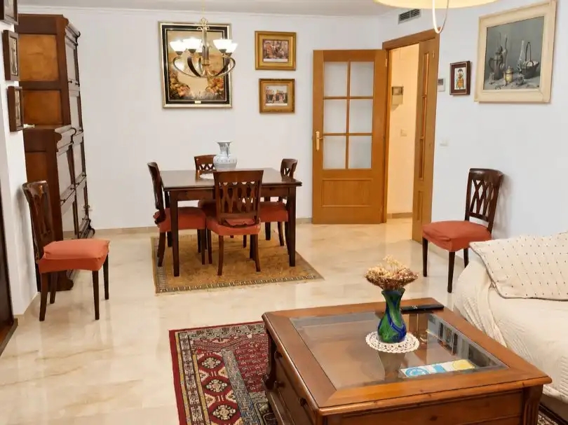 Dining room of Flat for sale in  Valencia Capital  with Air Conditioner, Terrace and Balcony