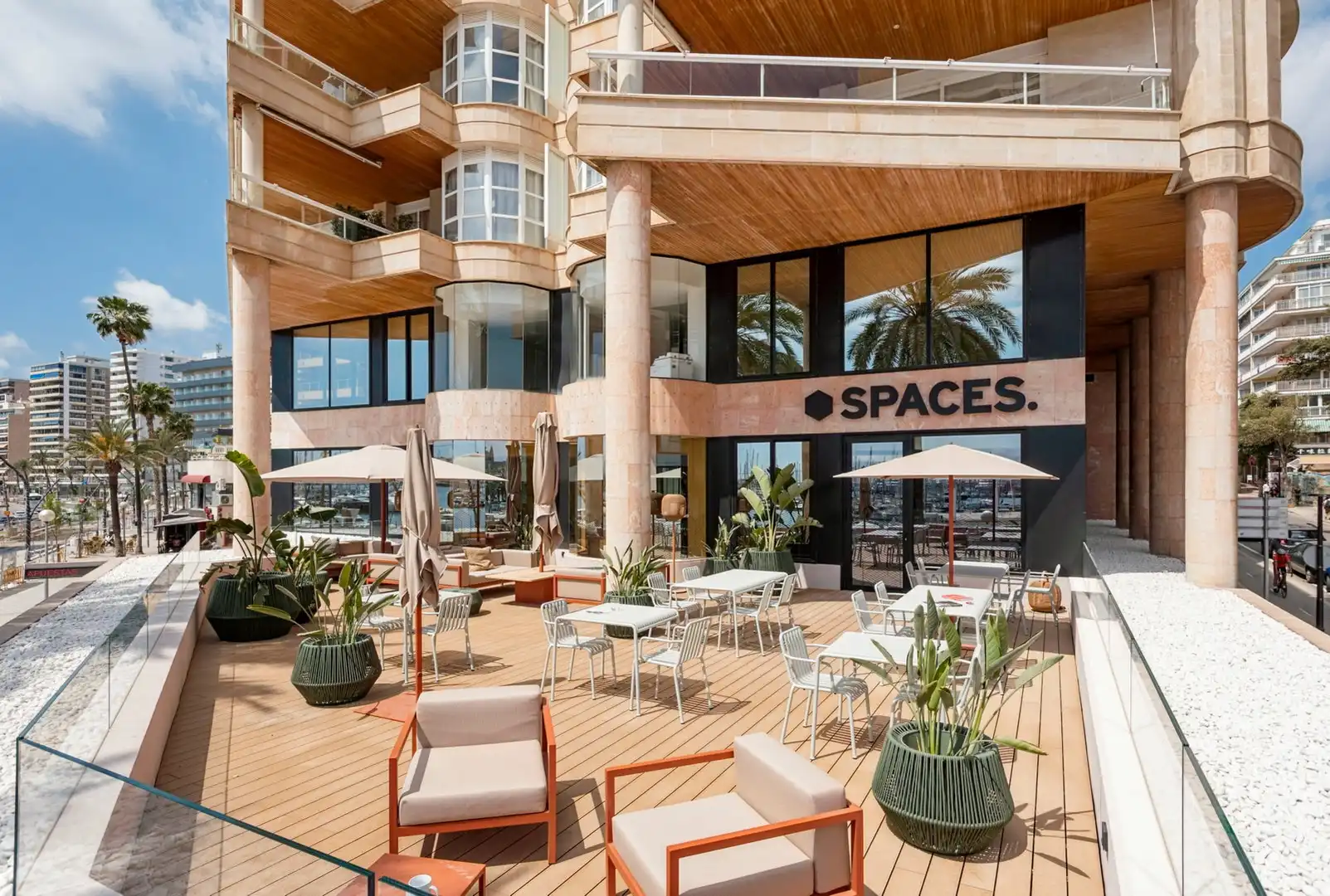 Terrasse von Büro zur Miete in  Palma de Mallorca mit Klimaanlage, Heizung und Möbliert