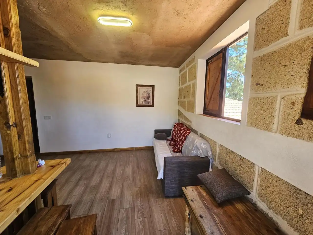 Sala de estar de Finca rústica de alquiler en Granadilla de Abona con Terraza