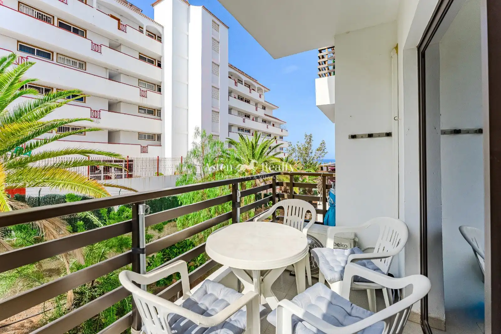 Terrassa de Apartament en venda en Santiago del Teide amb Aire condicionat, Terrassa i Piscina