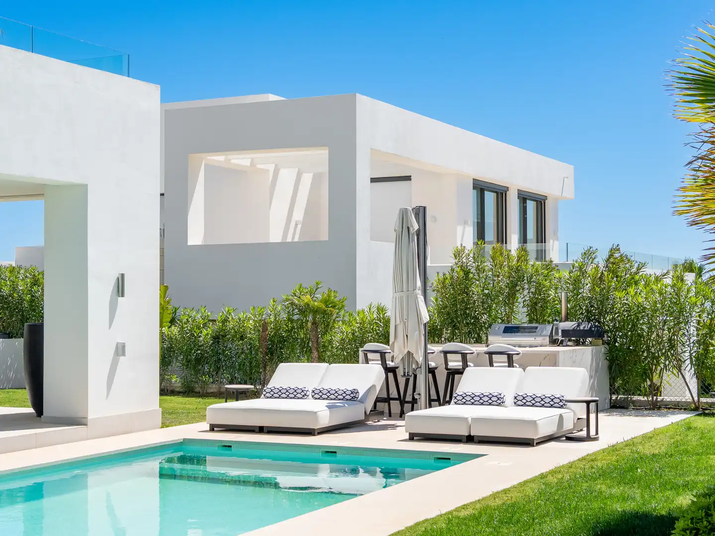 Terrassa de Casa o xalet en venda en Rïo Real - Los Monteros