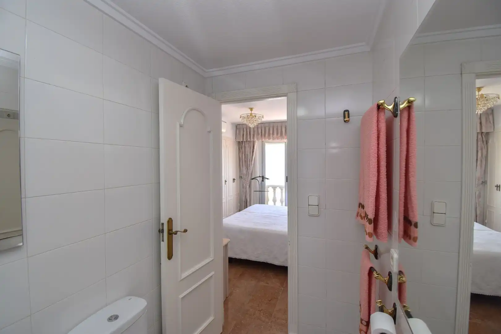 Dormitori de Apartament de lloguer en Santa Pola amb Aire condicionat, Calefacció i Terrassa