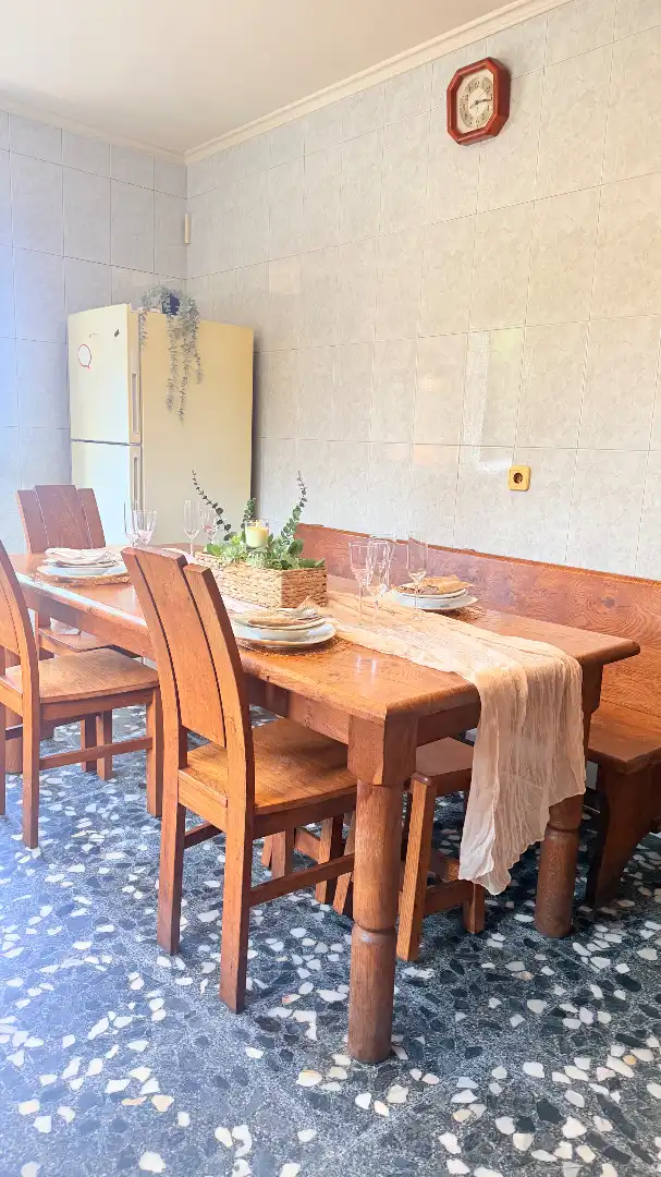 Menjador de Casa o xalet en venda en Carreño amb Calefacció, Jardí privat i Terrassa