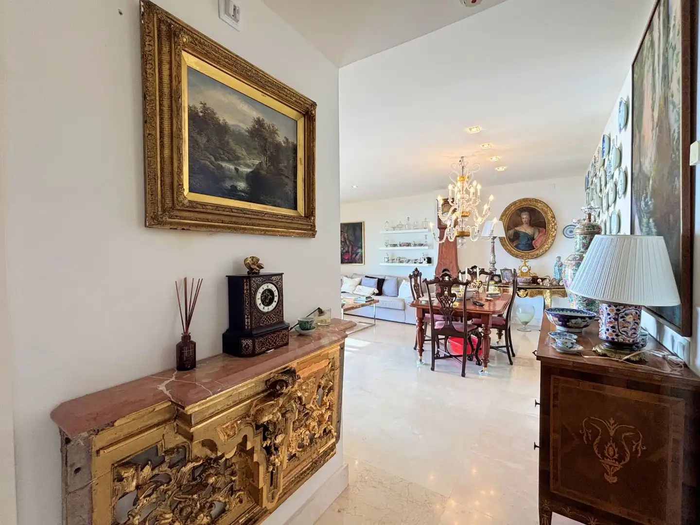 Comedor de Ático en venta en Manilva con Aire acondicionado, Terraza y TV