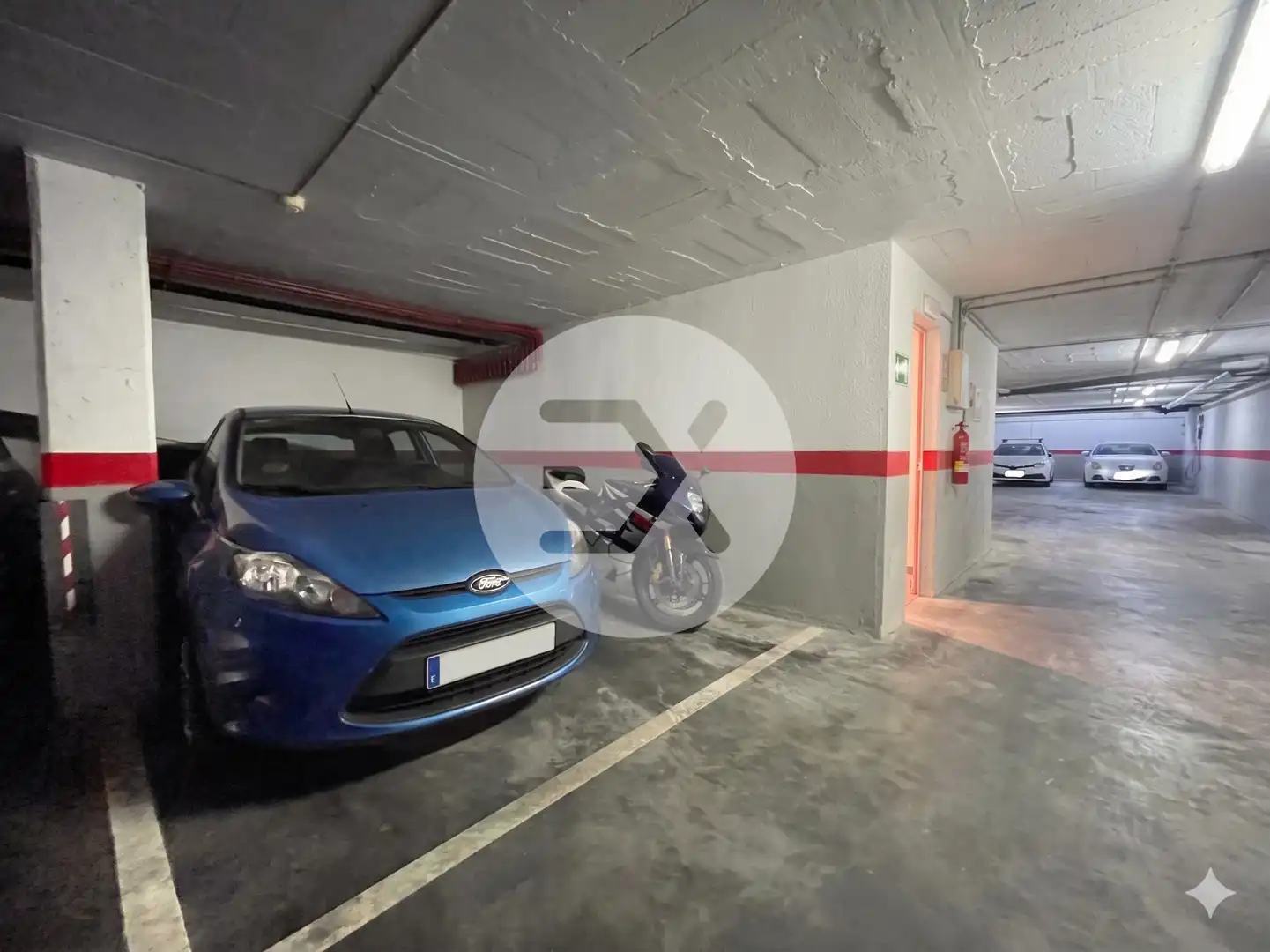 Parking of Flat for sale in Castelldefels  with Air Conditioner, Heating and Parquet flooring