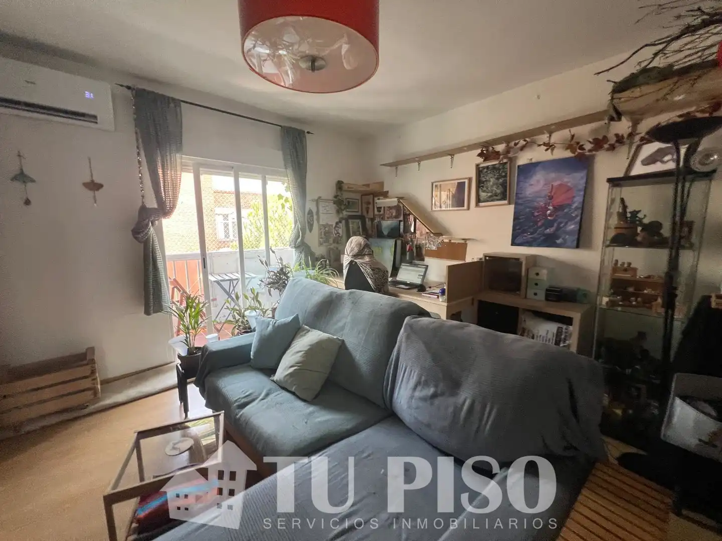Sala de estar de Piso en venta en Madrid con Calefacción, Terraza y Amueblado