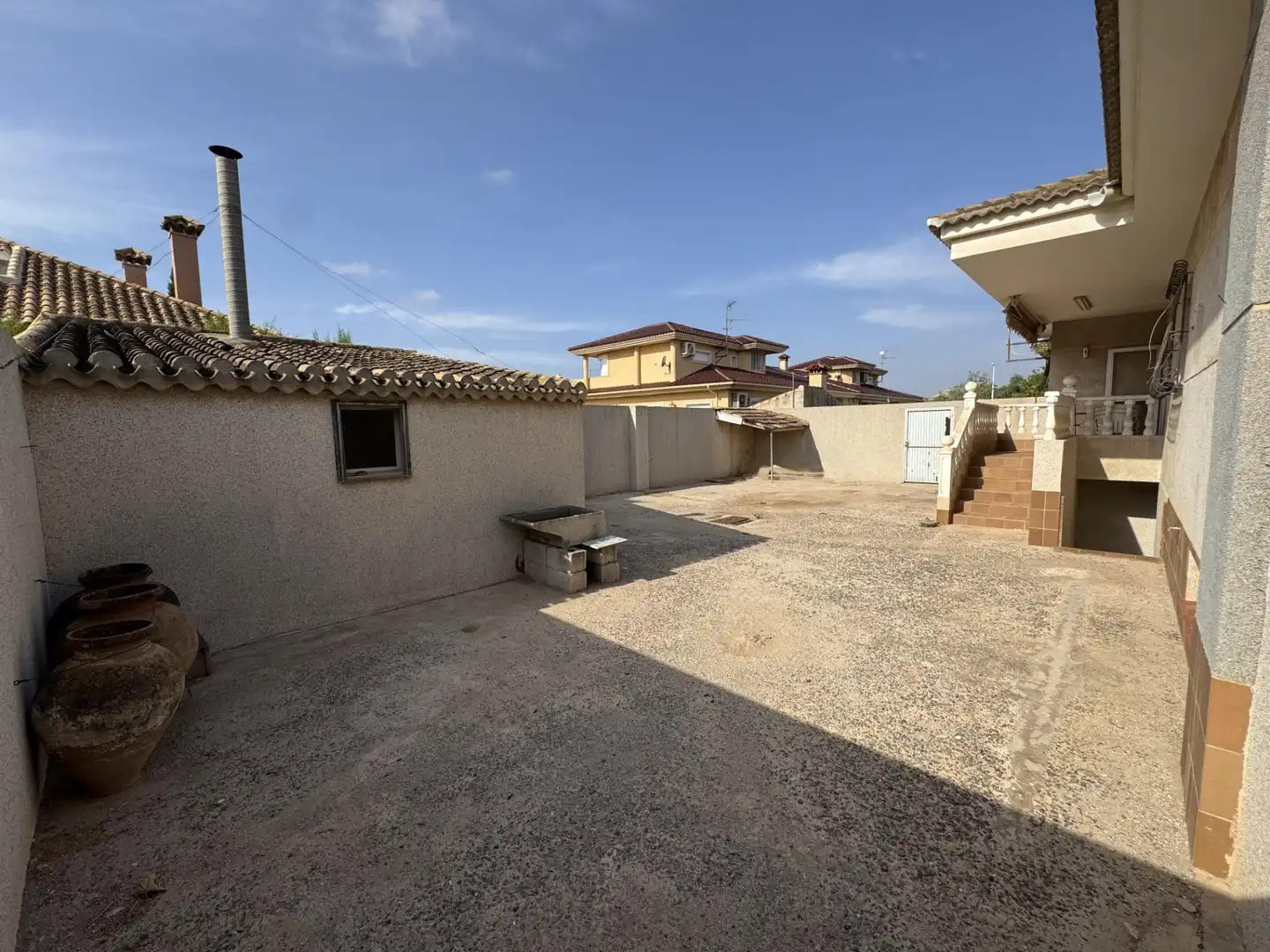 Vista exterior de Casa o chalet en venta en Cartagena con Jardín privado, Amueblado y Alarma
