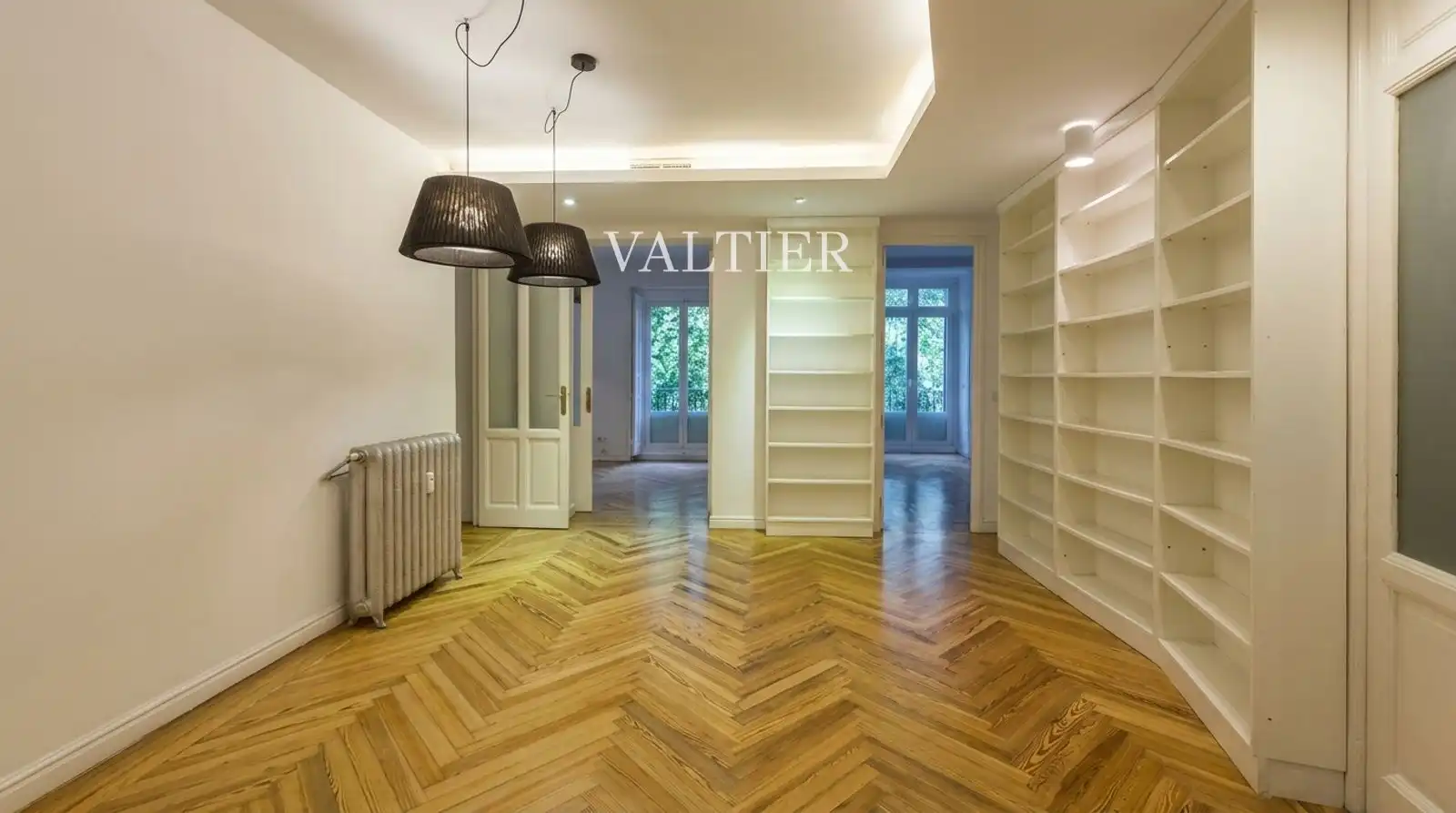 Wohnzimmer von Wohnung zur Miete in Madrid mit Klimaanlage, Heizung und Terrasse