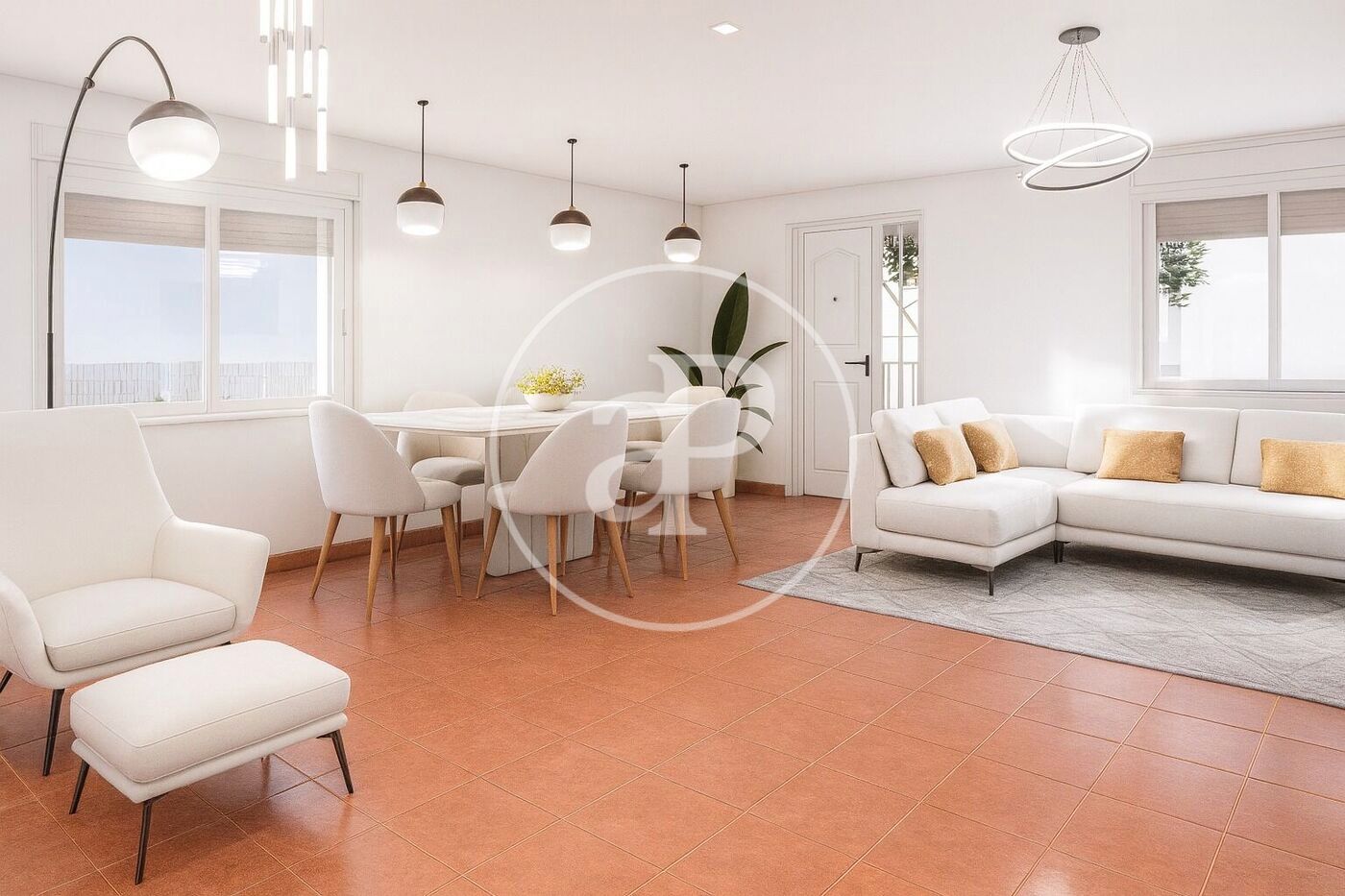 Sala de estar de Casa o chalet en venta en Turís con Aire acondicionado, Calefacción y Jardín privado