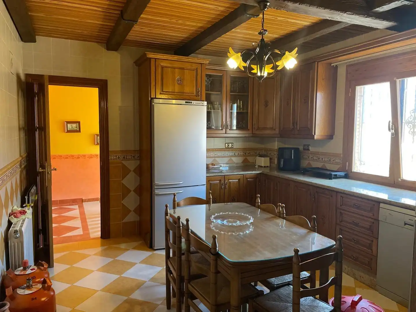 Kitchen of Houses for sale in Chimeneas  with Air Conditioner, Private garden and Terrace