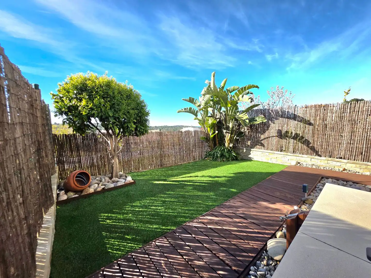 Terraza de Casa adosada en venta en La Nou de Gaià con Aire acondicionado, Calefacción y Jardín privado