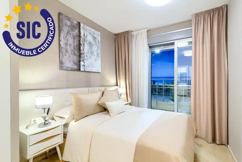 Dormitori de Apartament en venda en Oropesa del Mar / Orpesa amb Terrassa, Moblat i Piscina comunitària