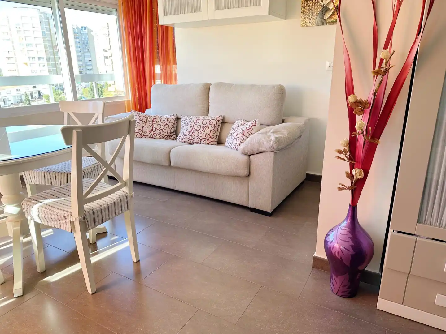Living room of Apartments for rent in Benidorm  with Air Conditioner, Heating and Private garden