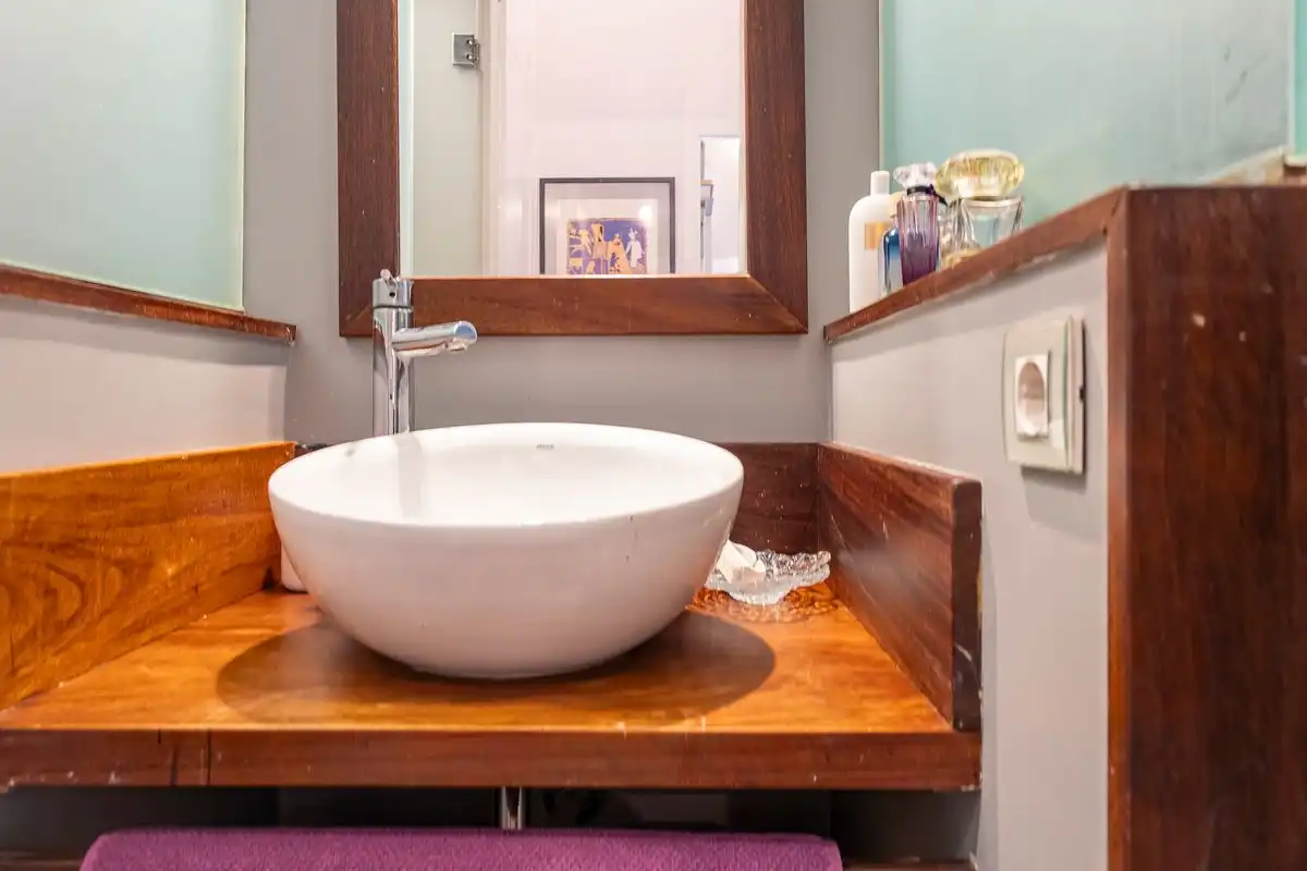 Badezimmer von Loft zum Verkauf in Madrid mit Heizung, Privatgarten und Möbliert