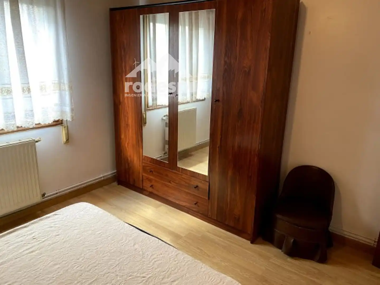 Schlafzimmer von Wohnung zur Miete in Arbo mit Heizung, Abstellraum und Möbliert