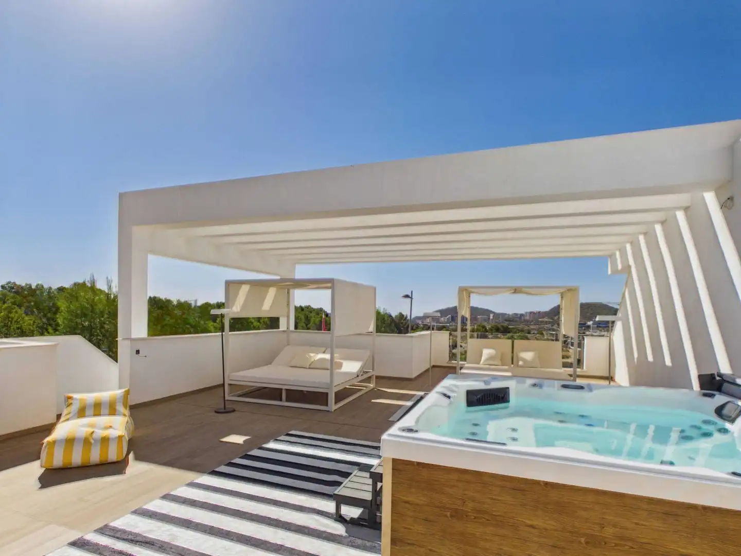 Terraza de Casa o chalet de alquiler en Finestrat