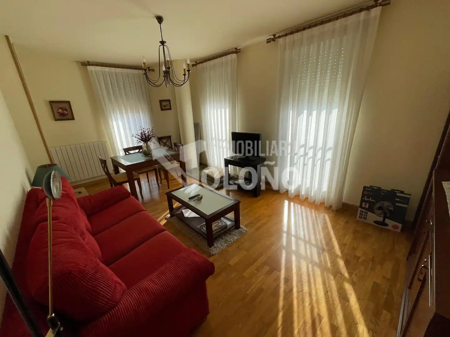 Sala de estar de Apartamento en venta en Casalarreina con Calefacción, Parquet y Trastero