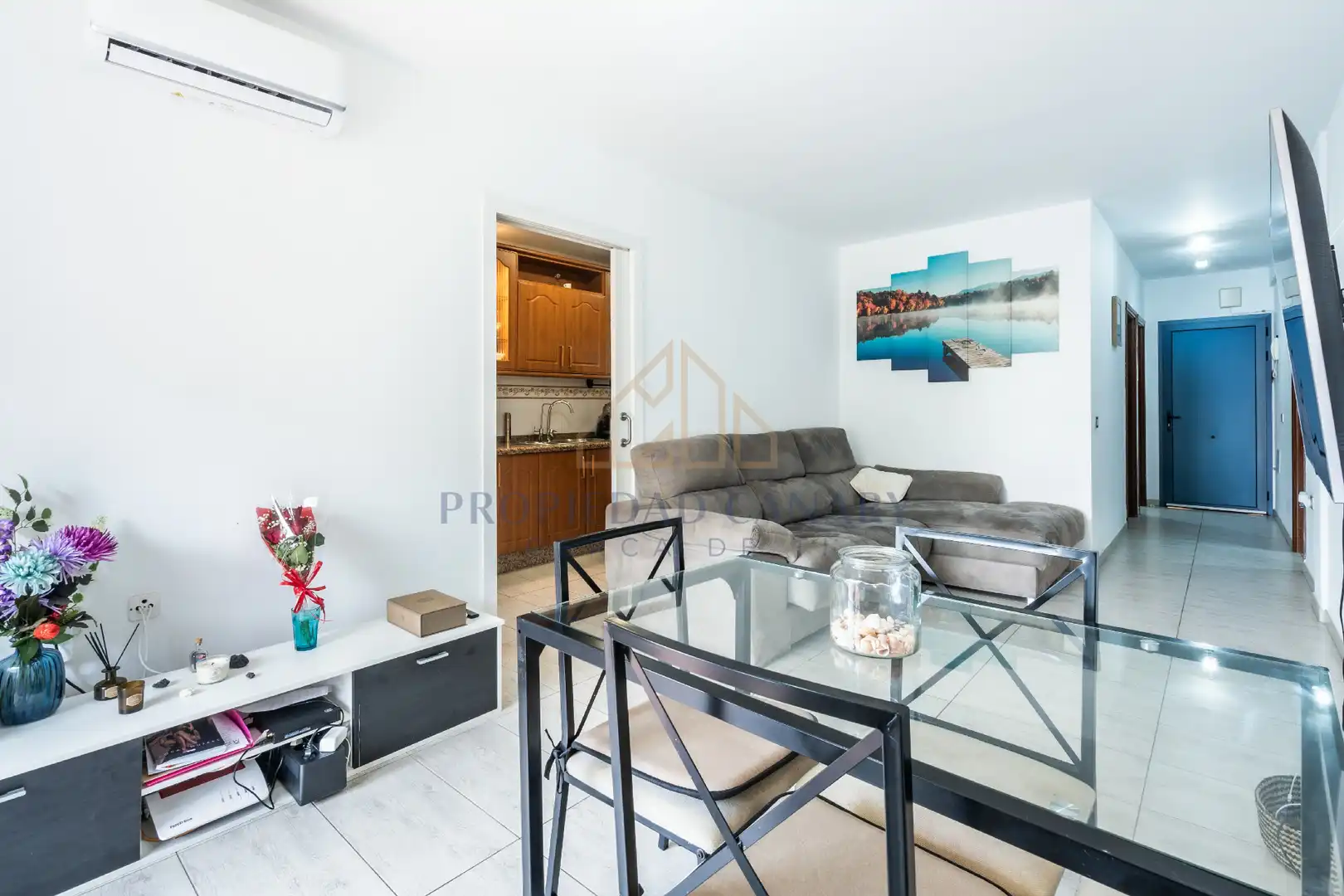 Living room of Flat for sale in Arona  with Air Conditioner, Terrace and Furnished