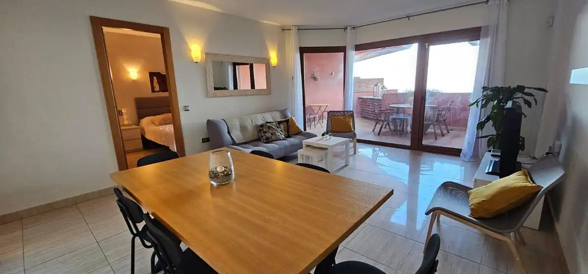 Living room of Attic for sale in Benalmádena  with Air Conditioner, Heating and Furnished