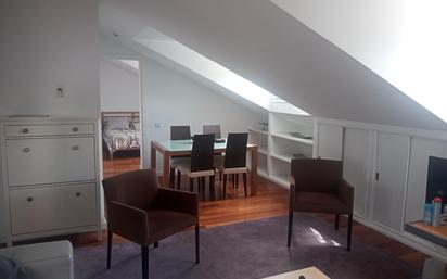 Dining room of Attic to rent in  Madrid Capital  with Air Conditioner, Heating and Terrace