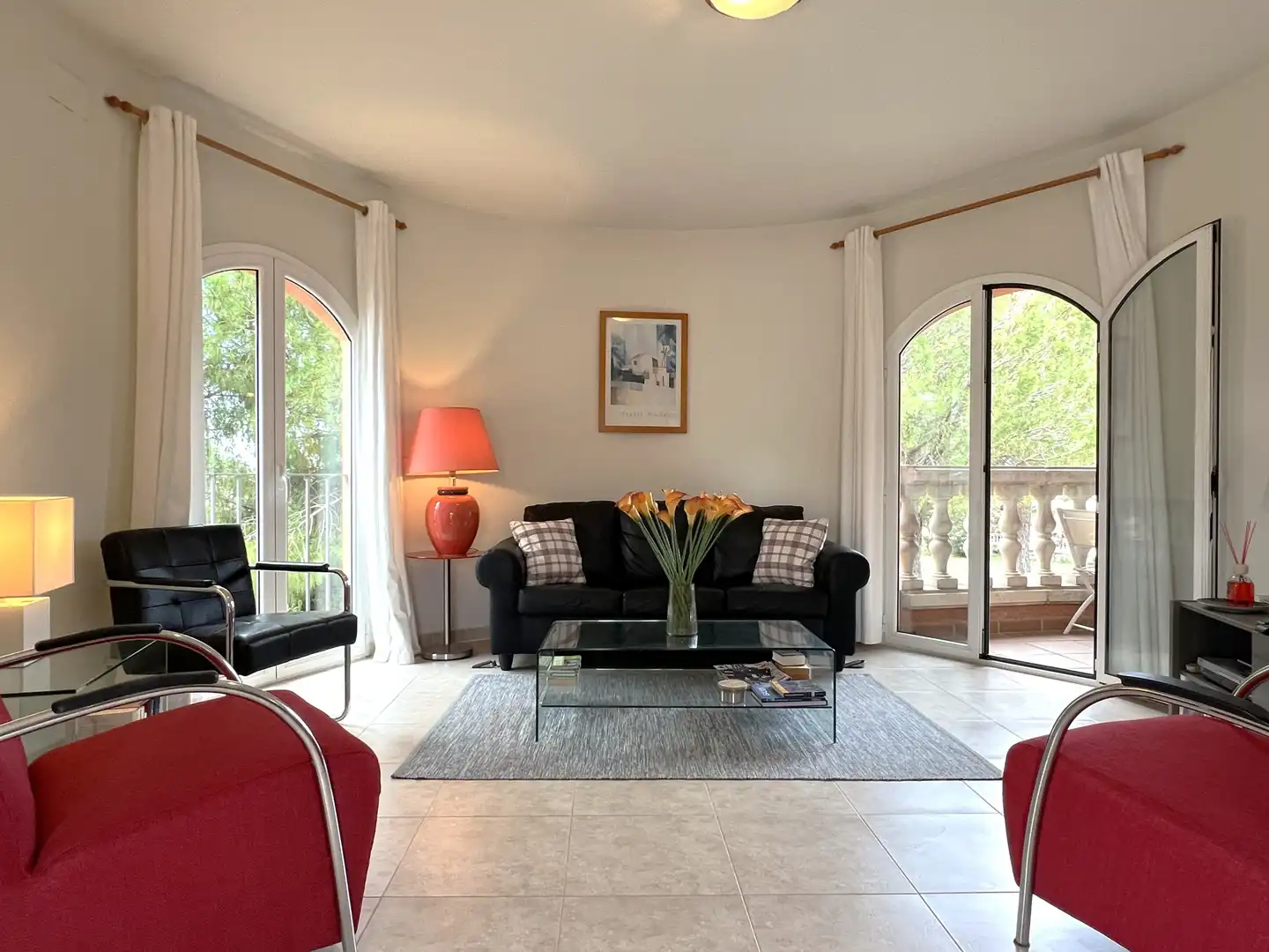Sala d'estar de Pis en venda en Torroella de Fluvià amb Aire condicionat, Jardí privat i Balcó