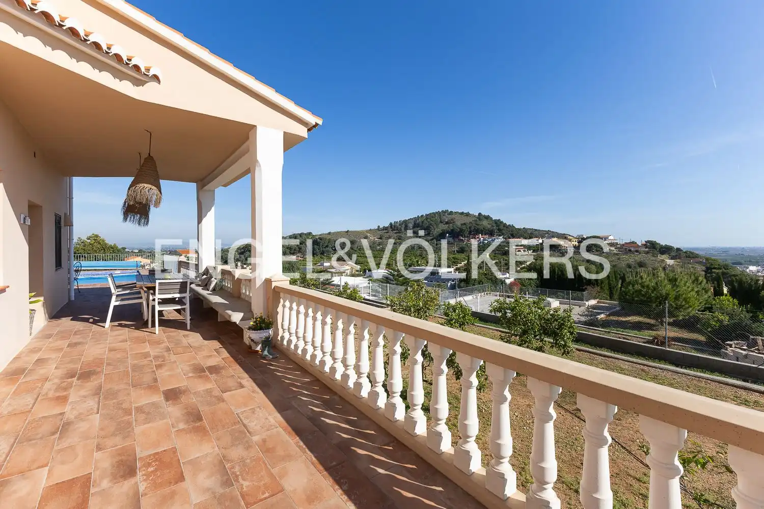 Terrassa de Casa o xalet de lloguer en Corbera amb Aire condicionat, Calefacció i Jardí privat