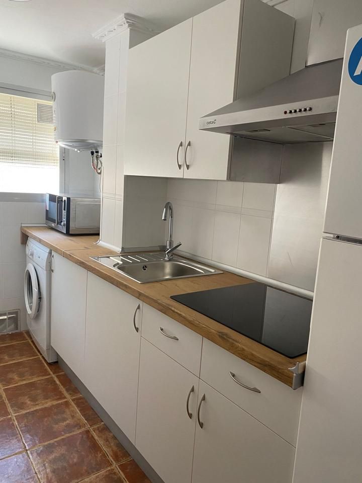 Kitchen of Flat for rent in Málaga Capital  with Air Conditioner and Furnished