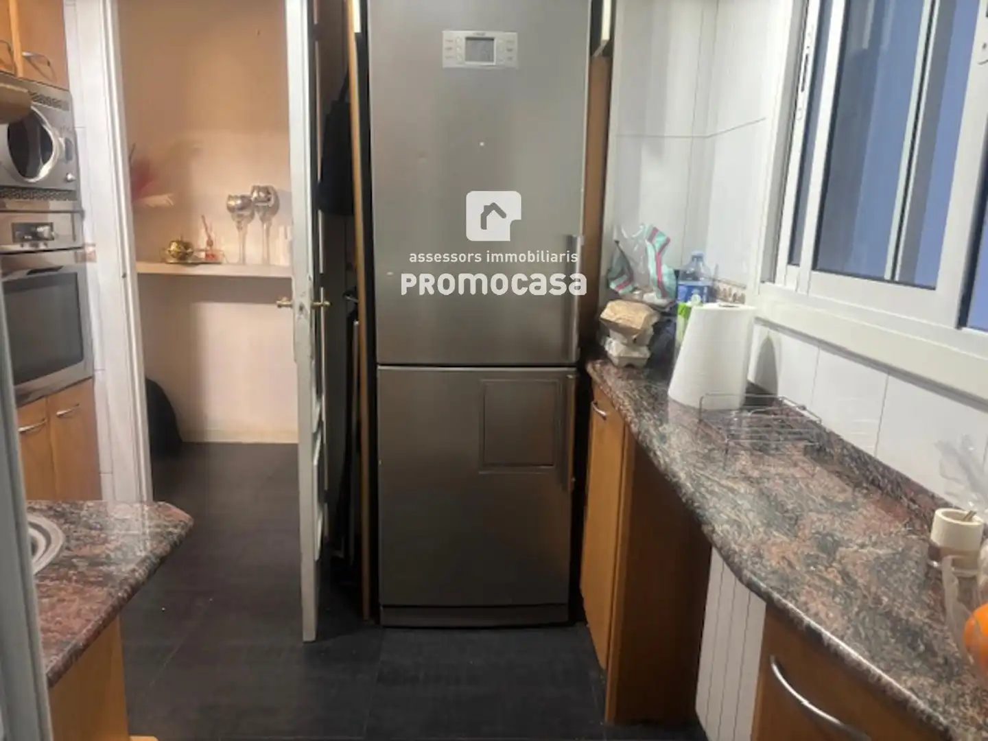Küche von Wohnung zum Verkauf in Badia del Vallès mit Klimaanlage, Heizung und Terrasse