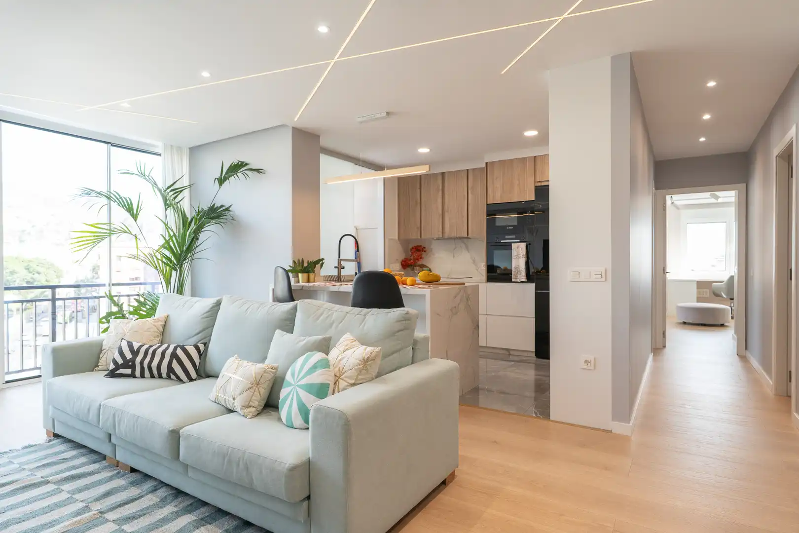Living room of Flat for rent in Santa Cruz de Tenerife  with Furnished, Oven and Washing machine