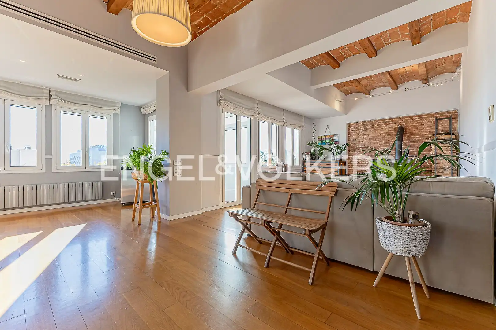 Kitchen of Duplexes for sale in Barcelona  with Air Conditioner, Heating and Private garden