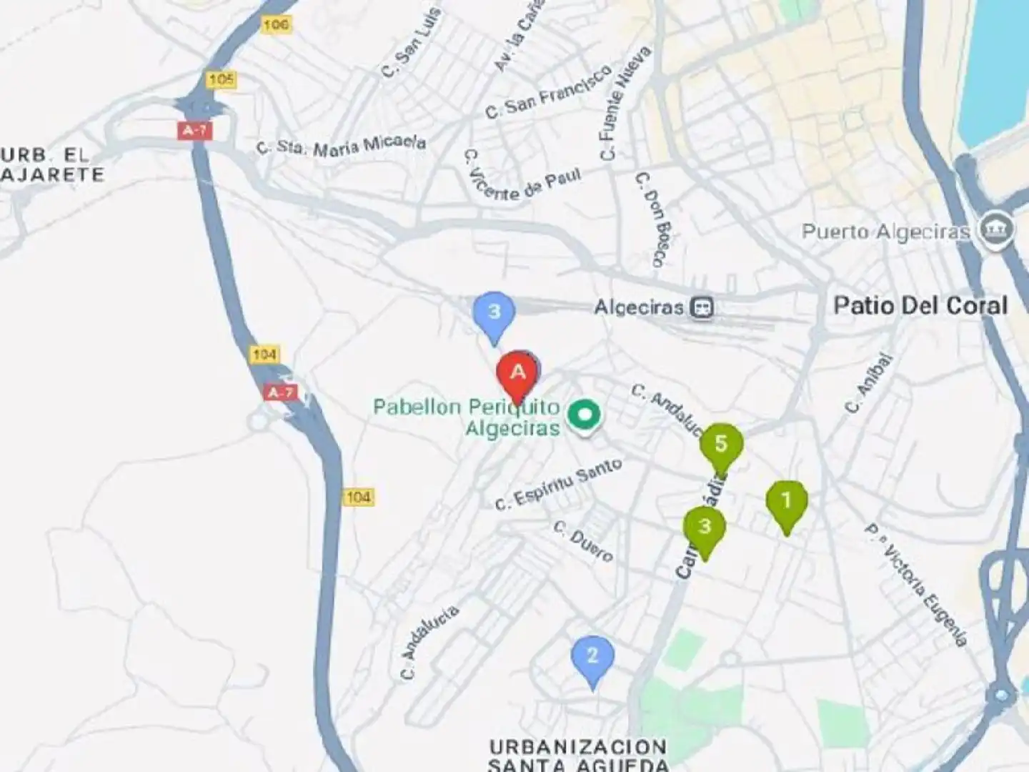 Exterior view of Houses for sale in Algeciras