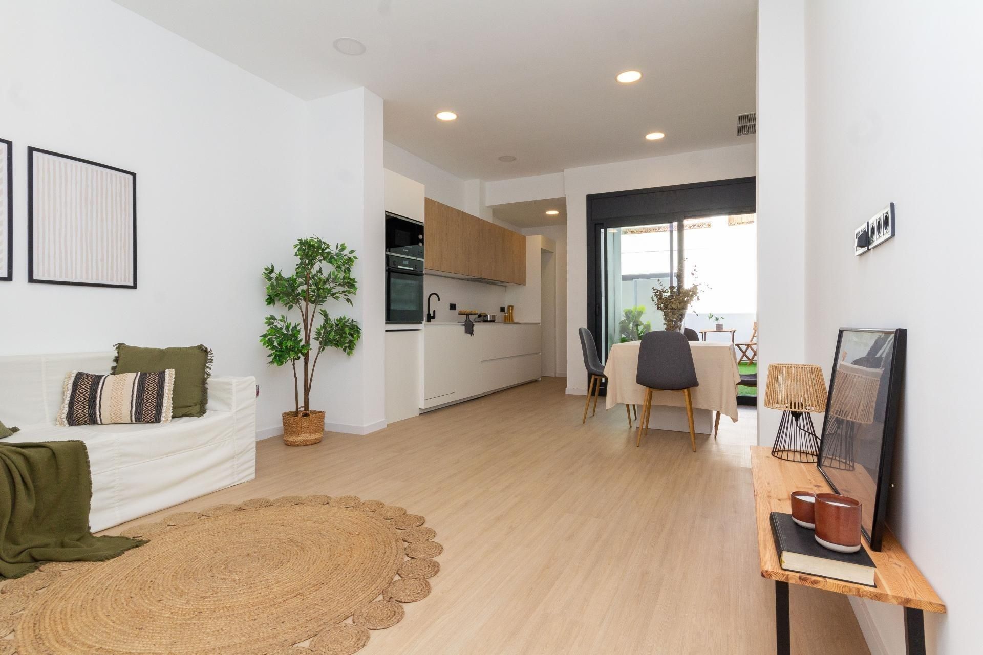 Living room of Planta baja for sale in Sabadell  with Air Conditioner, Heating and Parquet flooring