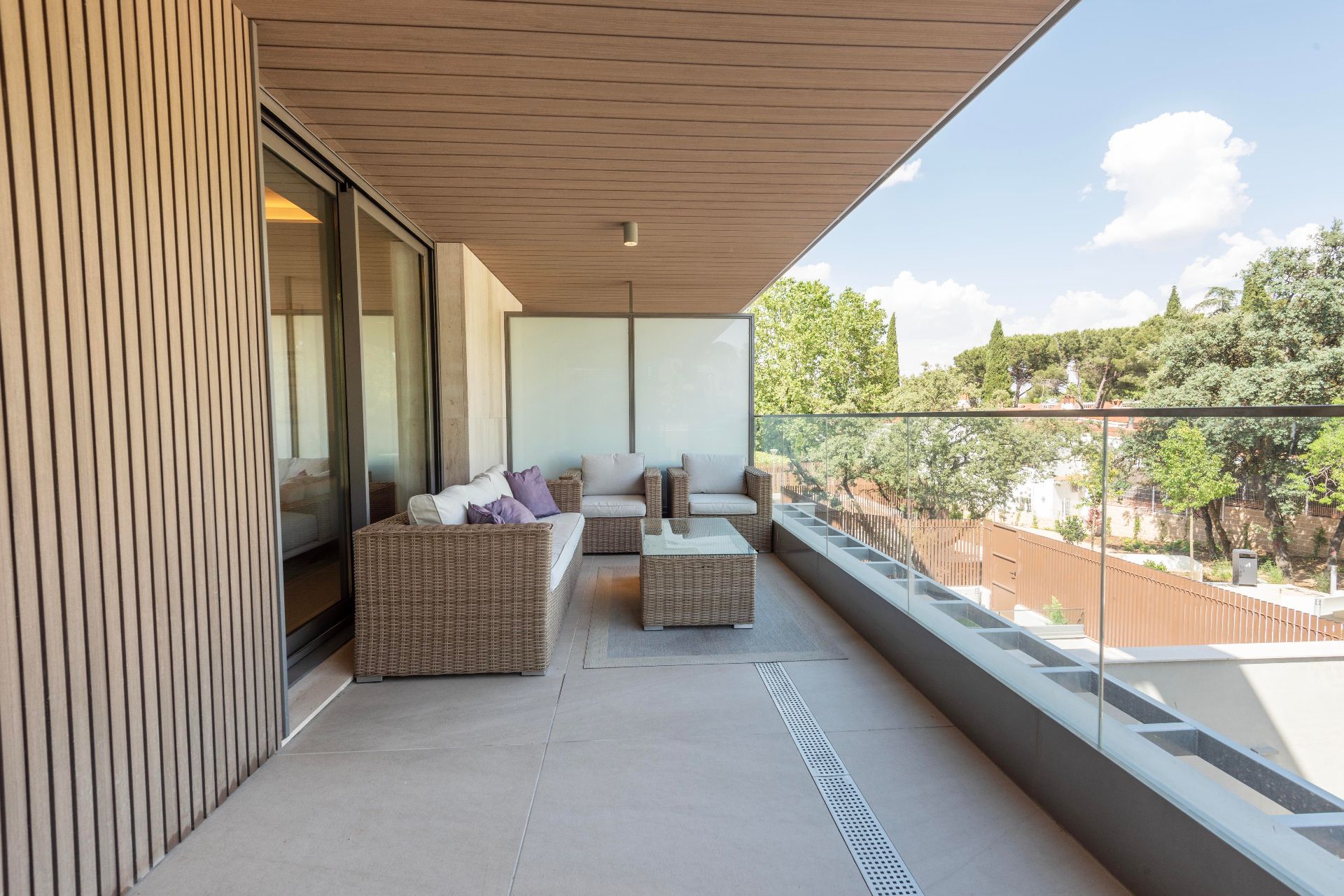 Terrace of Flat to rent in Pozuelo de Alarcón  with Air Conditioner, Heating and Storage room