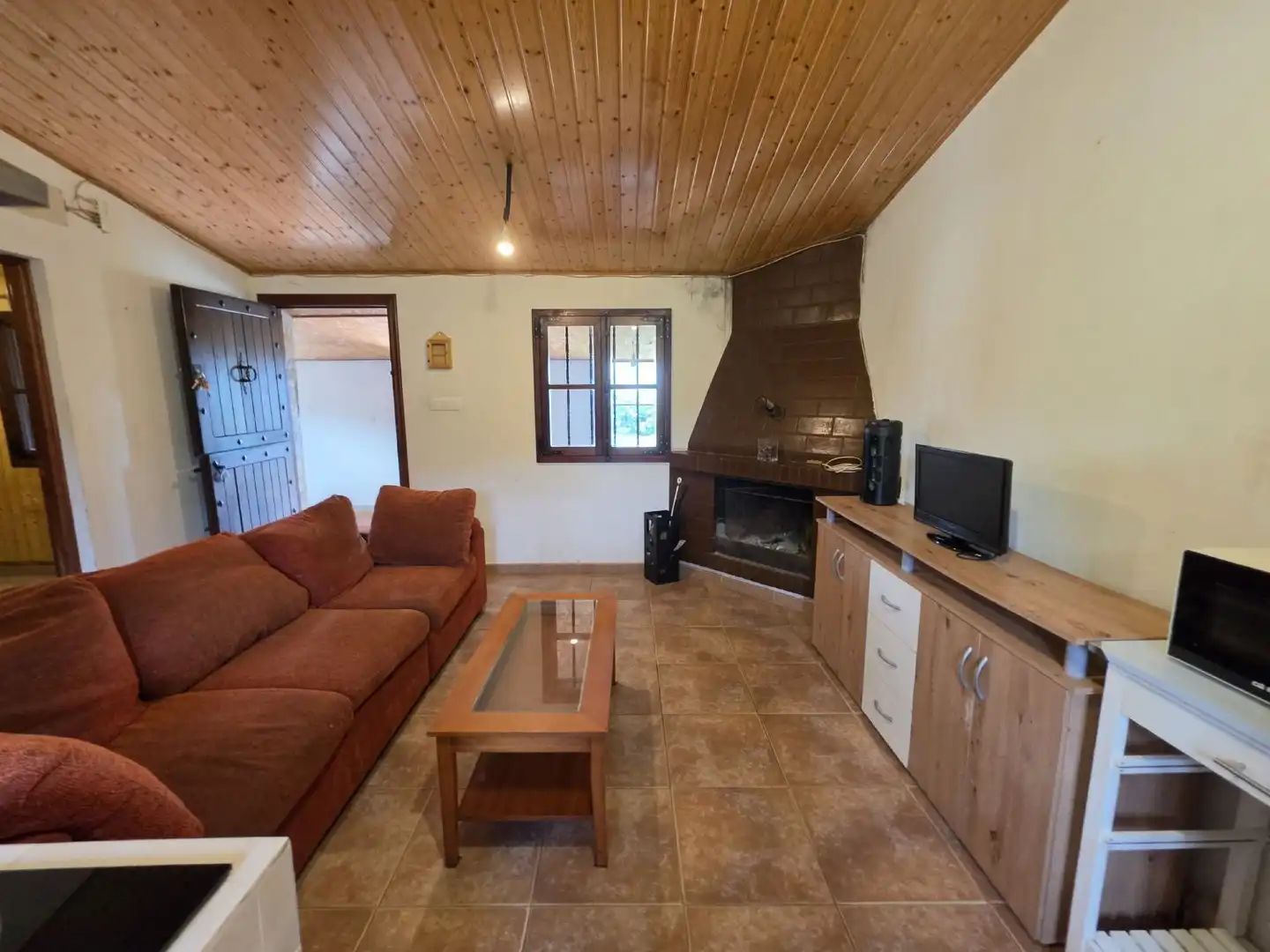Sala d'estar de Finca rústica en venda en Curtis amb Jardí privat, Traster i Moblat