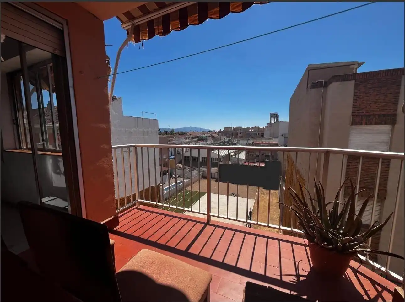 Balcony of Flat for sale in Murcia  with Air Conditioner, Terrace and Furnished