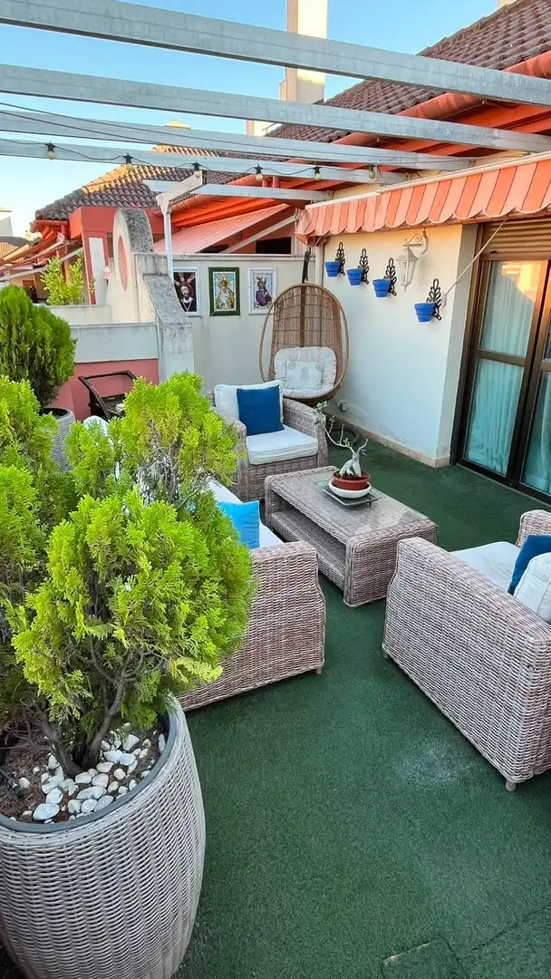 Terraza de Ático en venta en Córdoba con Aire acondicionado, Jardín privado y Terraza