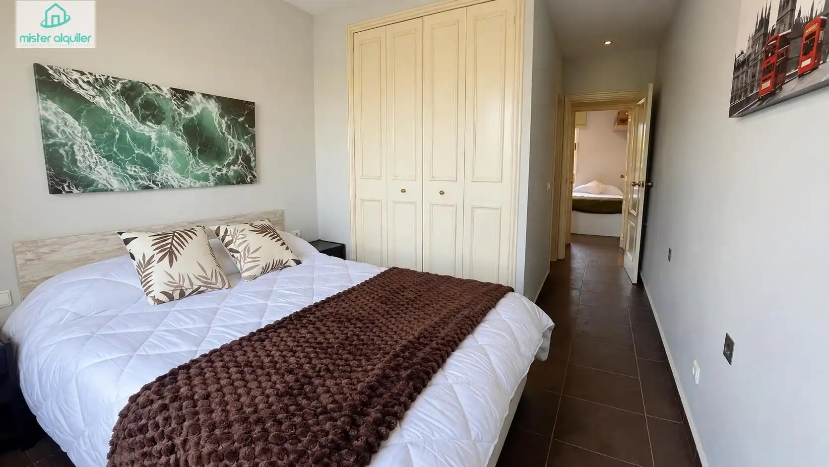 Dormitori de Apartament de lloguer en Playa Muchavista