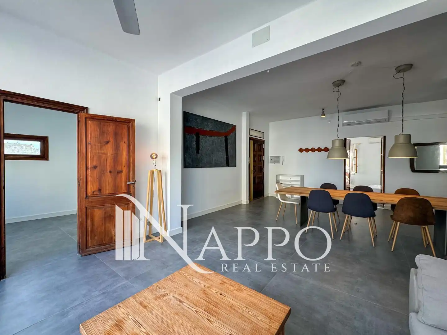 Sala d'estar de Àtic de lloguer en  Palma de Mallorca amb Aire condicionat, Calefacció i Terrassa