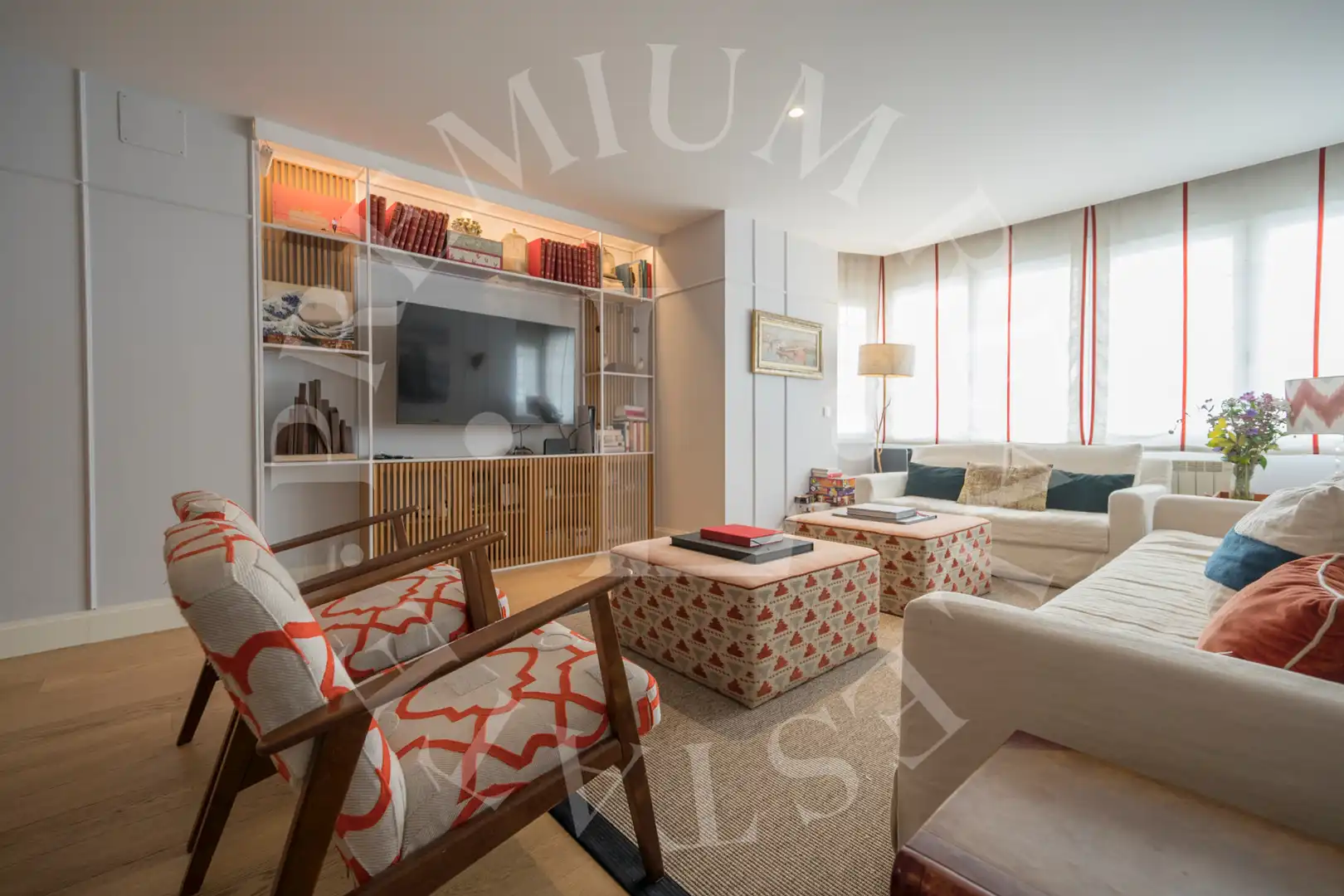 Sala de estar de Piso en venta en Madrid con Aire acondicionado, Calefacción y Jardín privado