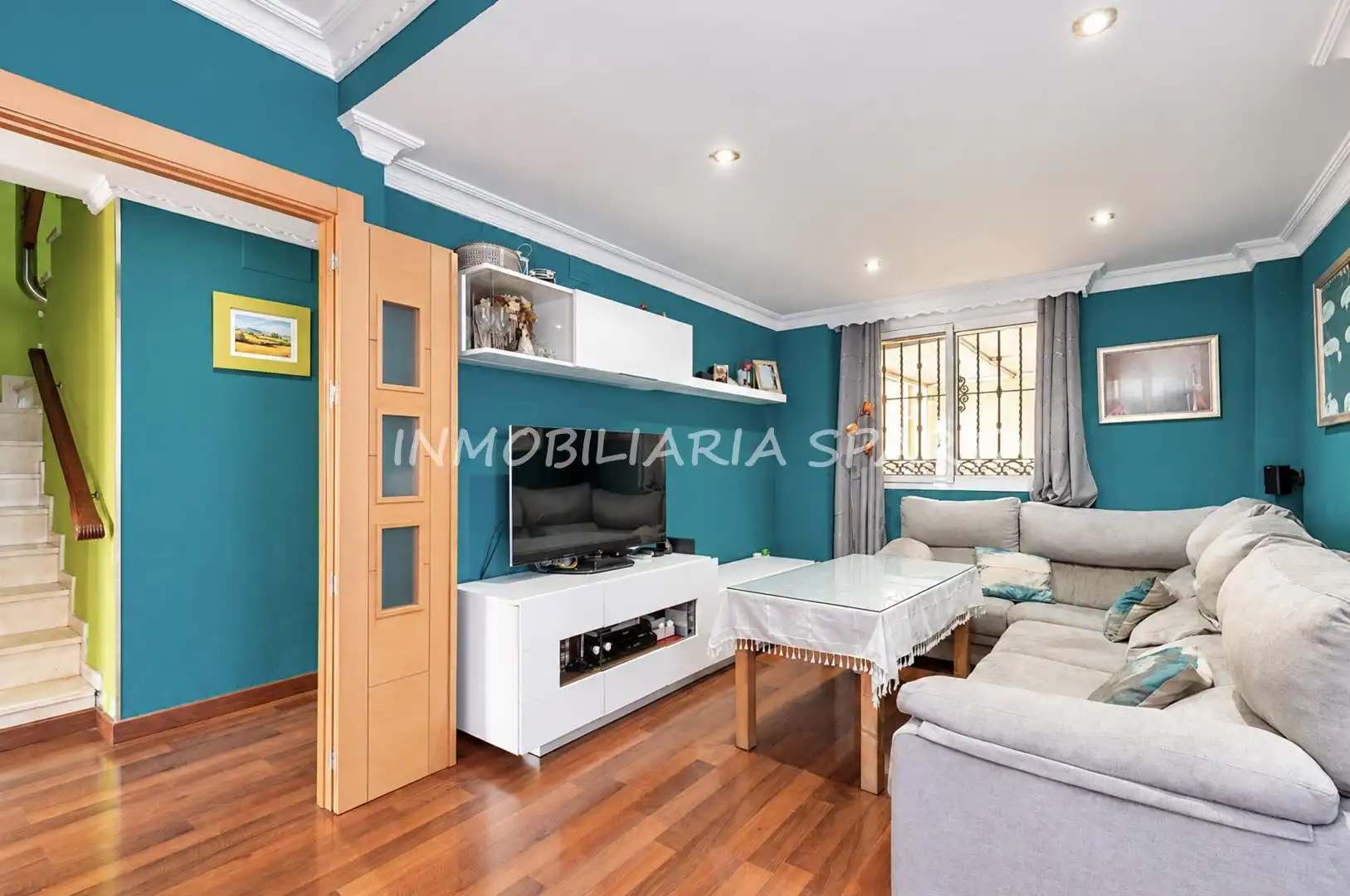 Sala d'estar de Casa adosada en venda en Santiponce, Sevilla