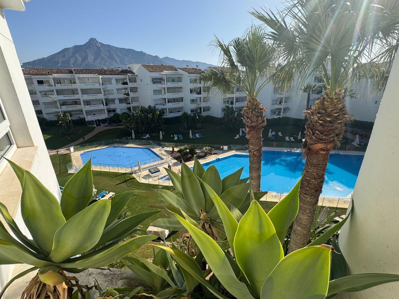 Exterior view of Flat for sale in Marbella  with Air Conditioner, Storage room and Furnished