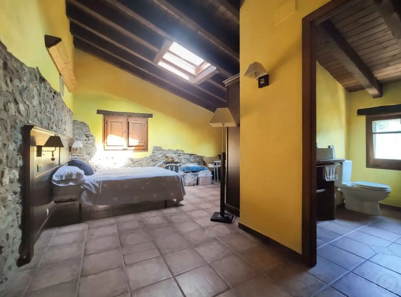 Bedroom of Houses for sale in La Vall de Bianya  with Heating, Terrace and Storage room