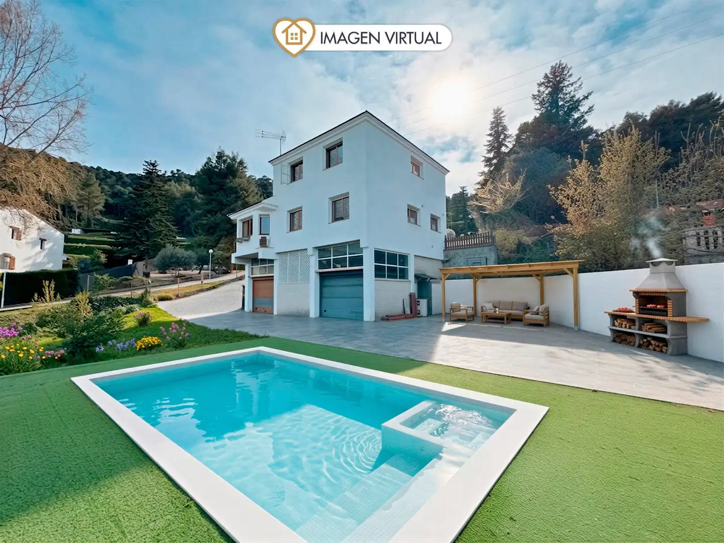 Xalet amb jardí en venda a Vallirana, imagen 5