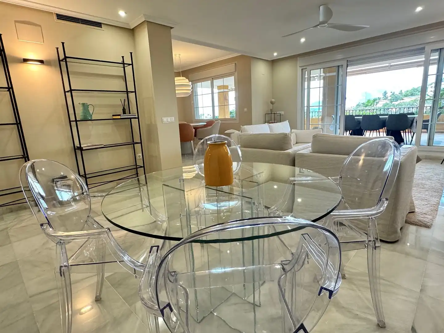 Comedor de Apartamento de alquiler en Altea con Aire acondicionado, Calefacción y Jardín privado